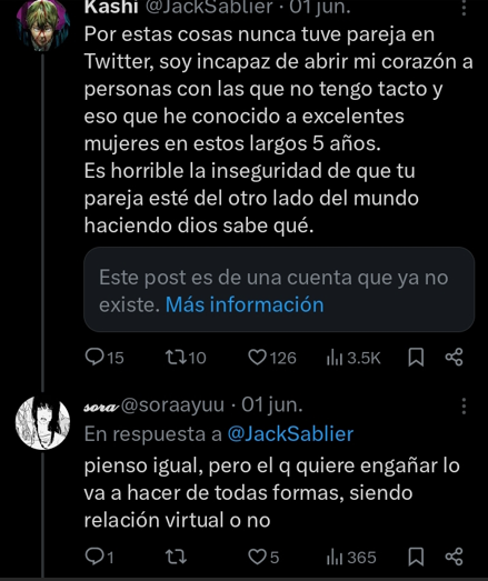 Captura de tweet - Expediente 001